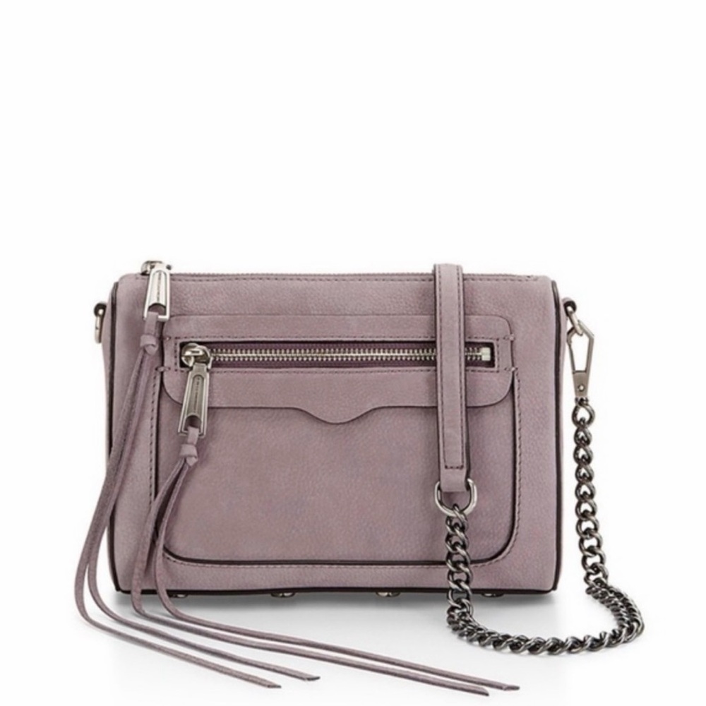 Rebecca Minkoff Lavender Crossbody Bag with Chain Strap